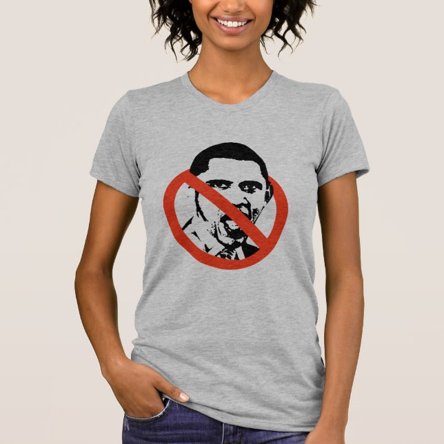 CAMISETA T-SHIRT DE ANTI-OBAMA (Frente)