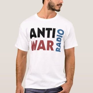Camiseta T-shirt de AntiWarRadioLogo