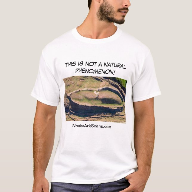 Camiseta T-shirt de arca de Noah (homens) (Frente)