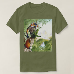 Camiseta T-shirt de ardência do Fox da fuga