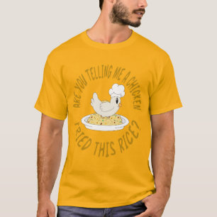 Camiseta T-Shirt de arroz frito de frango