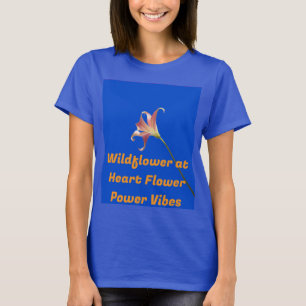 Camiseta "T-Shirt de Arte de Flor Humano"