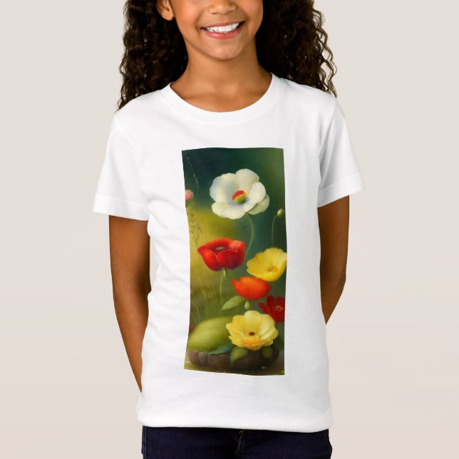 Camiseta "T-Shirt de Aventura para Crianças Coloridas" (Frente)