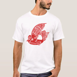 Camiseta T-Shirt de aves de Metallon (vermelho)