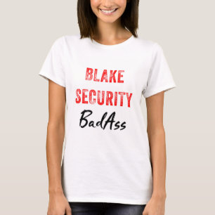 Camiseta T-shirt de BadAss da segurança de Blake