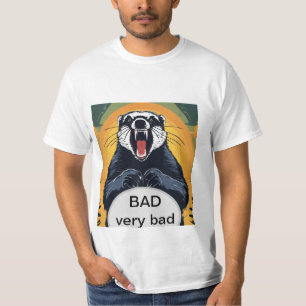 Camiseta T-Shirt De Badger De Mel Fierce