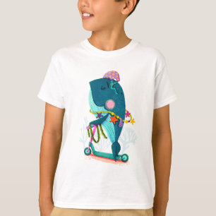 Camiseta T-Shirt de Baleia Scootering