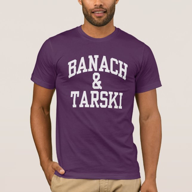 Camiseta T-shirt de Banach & de Tarski (Frente)