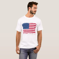 T-Shirt de Bandeira Americana Distante