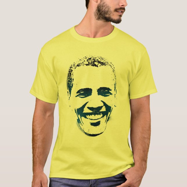 Camiseta T-shirt de Barack Obama dos grafites (Frente)