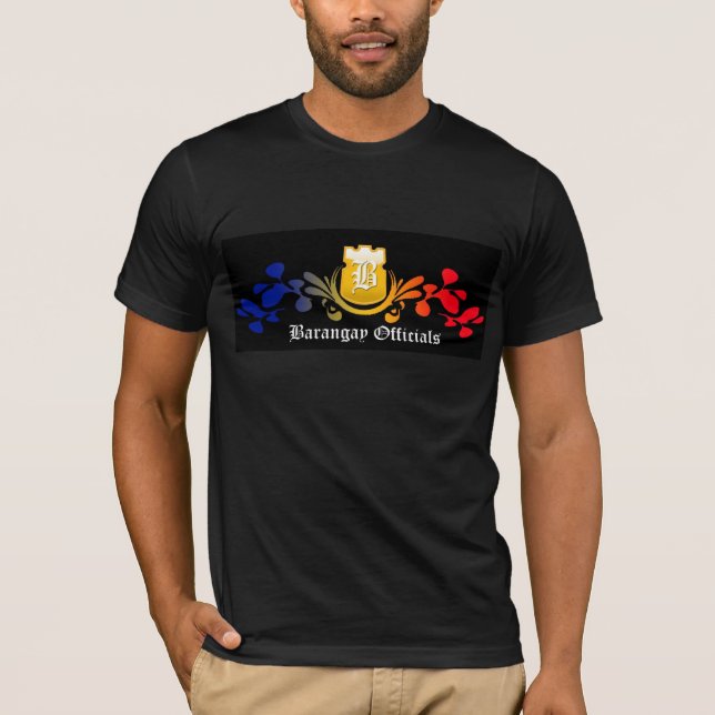 Camiseta T-shirt de Barangay (preto - Mla.) (Frente)