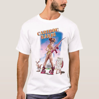 Camiseta T-shirt de Barbi do caribu