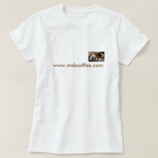 Camiseta T-shirt de Básico da Senhora B Café Mulher