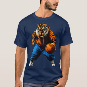 Camiseta T-Shirt de Basquete de Tiger