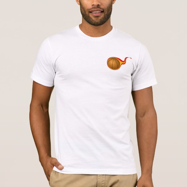 Camiseta t-shirt de basquete - logótipo (Frente)