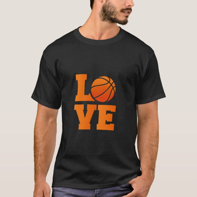 Camiseta T-Shirt de basquete - Perfeito para Ventiladores e (Frente)