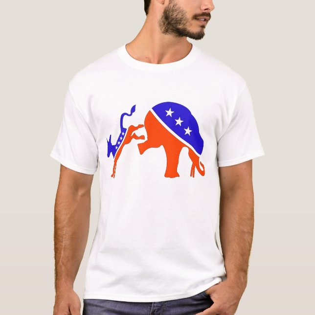 Camiseta T-Shirt de Batalha Política (Frente)