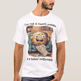 Camiseta T-Shirt de Batata de Couro