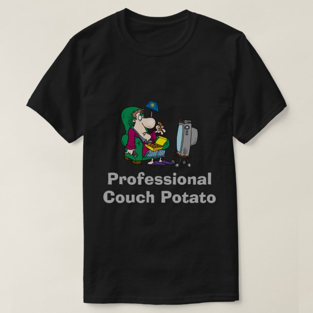 Camiseta T-Shirt de Batata Profissional (Frente do Design)