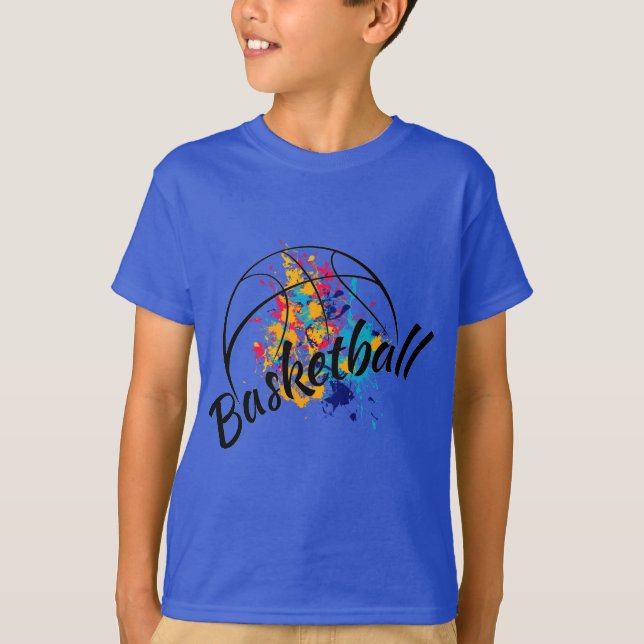 Camiseta T-Shirt De Bâtelas De Aquarelas (Frente)