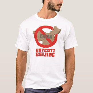Camiseta T-shirt de Beijing do boicote