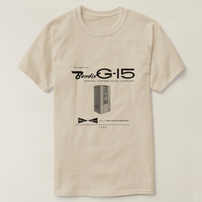 Camiseta T-shirt de Bendix G-15 (Frente do Design)