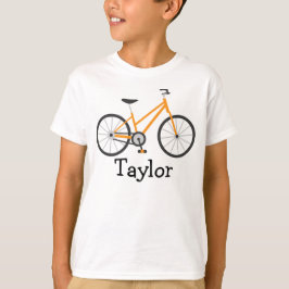 Camiseta T-shirt de bicicleta para crianças personalizadas