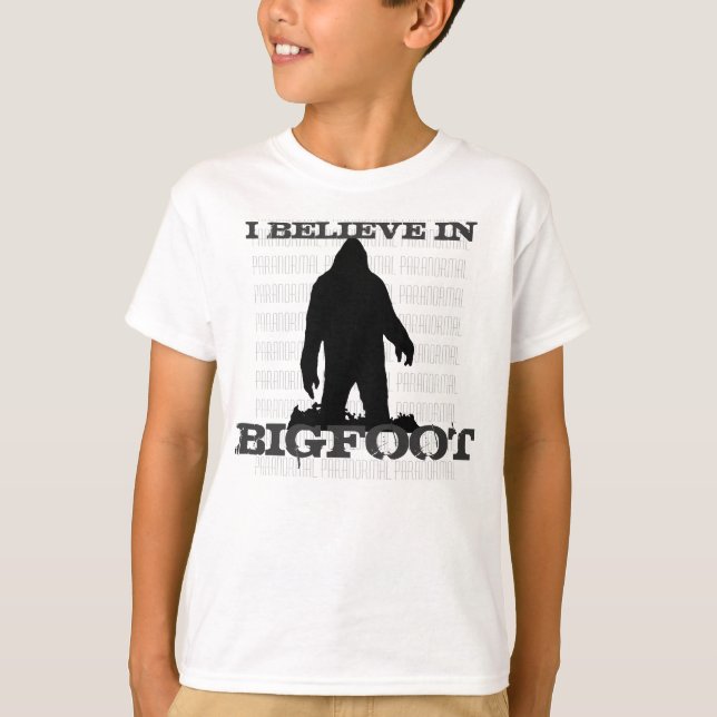 Camiseta T-shirt de Bigfoot dos miúdos (Frente)