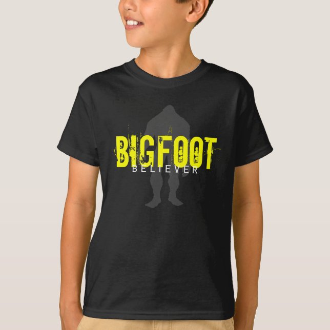 Camiseta T-shirt de Bigfoot dos miúdos (Frente)
