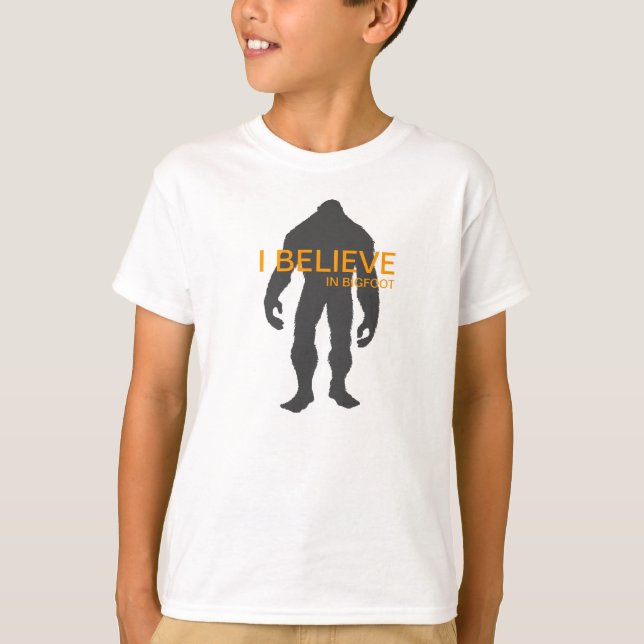 Camiseta T-shirt de Bigfoot dos miúdos (Frente)