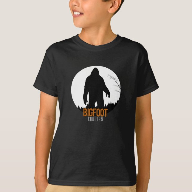 Camiseta T-shirt de Bigfoot dos miúdos (Frente)
