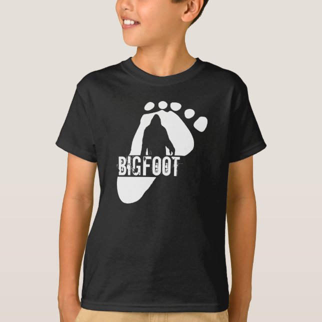 Camiseta T-shirt de Bigfoot dos miúdos (Frente)