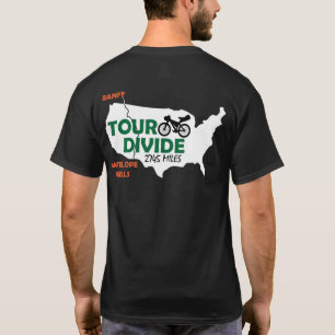 Camiseta T-shirt de Bikepacking da partilha da excursão