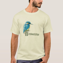Camiseta T-shirt de Birdwatcher do martinho pescatore