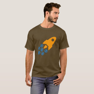Camiseta T-shirt de Bitcoin (BTC) Rocket