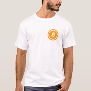 Camiseta T-shirt de Bitcoin com símbolo de Bitcoin