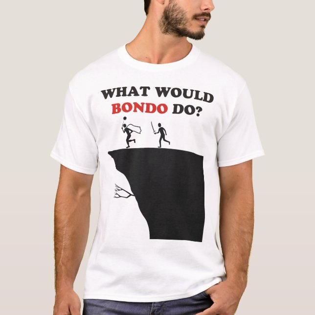 Camiseta T-shirt de Bondo do jogo do anel (Frente)