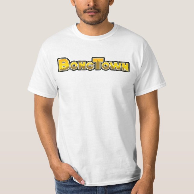 Camiseta T-shirt de BoneTown do pintinho do gótico (Frente)