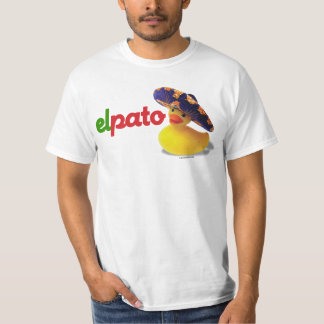 Camiseta T-shirt de borracha do pato do EL Pato