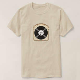 Camiseta T-Shirt de brinde de vinilo   Engraçado Música Rec