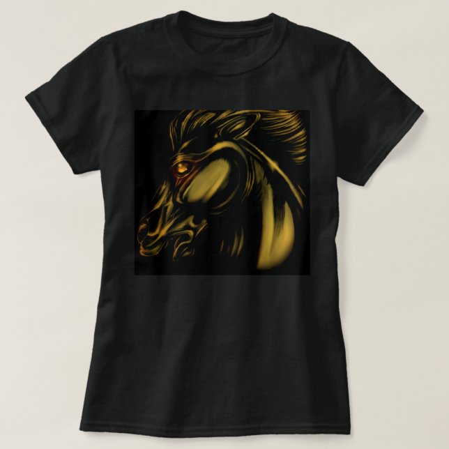 Camiseta T-shirt de bronze do Nightlord da mulher (Frente do Design)
