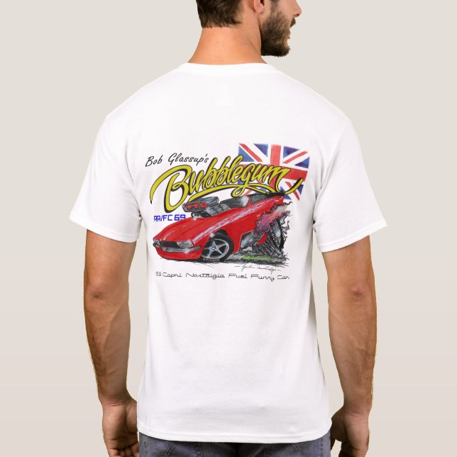 Camiseta T-shirt de "Bubblegum" - fronteie e suporte o (Verso)