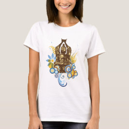 Camiseta T-shirt de Buddha do rock and roll