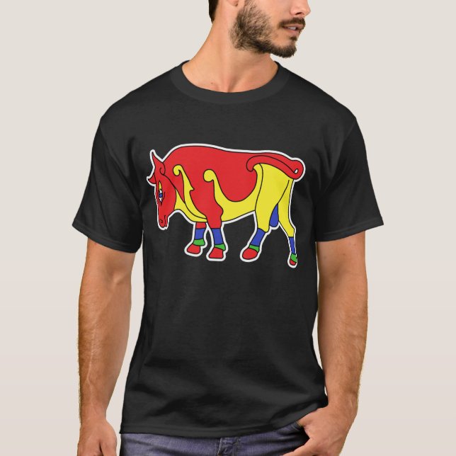 Camiseta T-shirt de Bull do céltico (Frente)