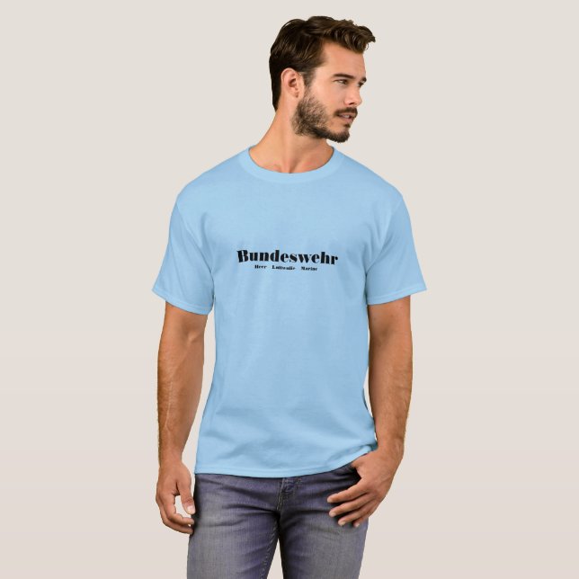 Camiseta T-shirt de Bundeswehr (Frente Completa)
