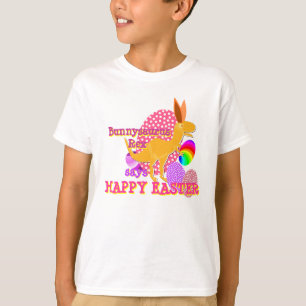Camiseta T-shirt de Bunnysaurus Rex do felz pascoa