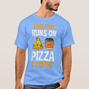Camiseta T-Shirt de Café e Pizza