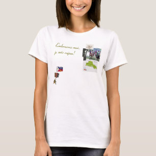 Camiseta T-shirt de Cajun, Embrassez-moi, suis Ca do je…