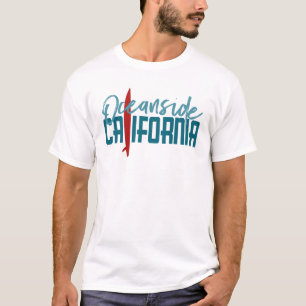Camiseta T-shirt de Califórnia do perto do oceano - pranch