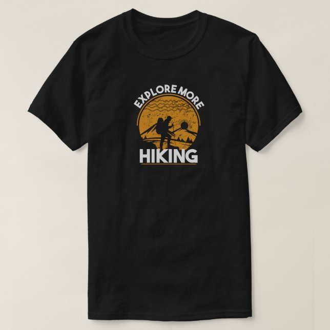 Camiseta T-Shirt de caminhada (Frente do Design)